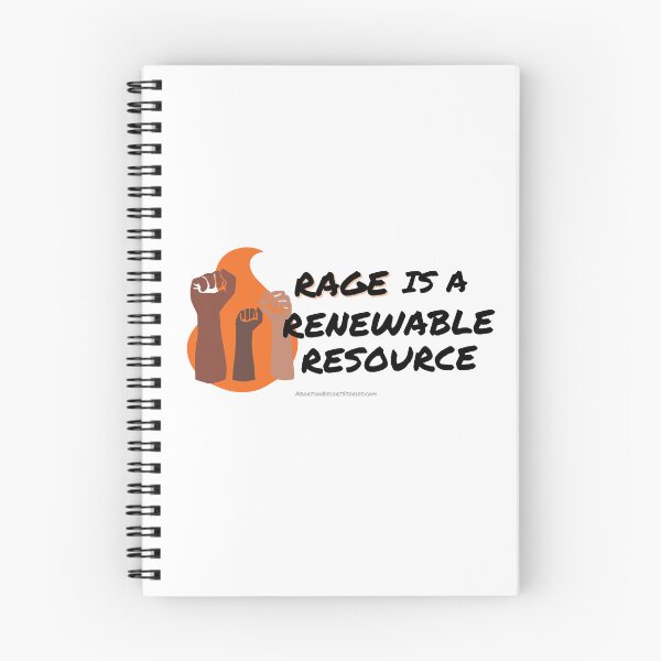 Item preview, Rage is a Renewable Resource – Flame and Fists Logo – horizontal designed and sold by AbortionEscorts.