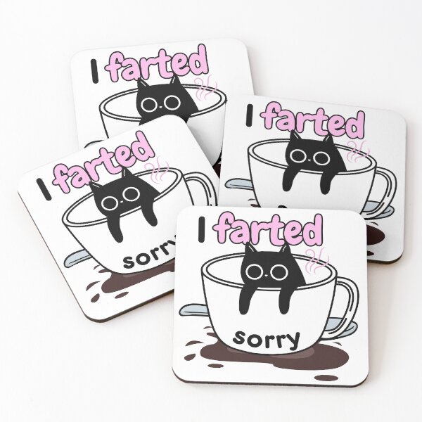 Item preview, I Farted Sorry, Funny Cat in Coffee Cup designed and sold by Aka.Alex.