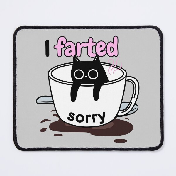 Item preview, I Farted Sorry, Funny Cat in Coffee Cup designed and sold by Aka.Alex.