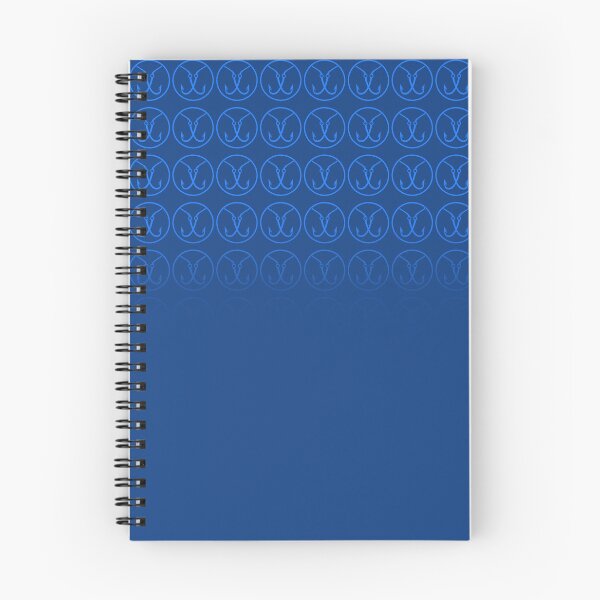 Item preview, Navy Blue Pattern with Fisherman's Logo | Circle with Double Hook designed and sold by rubenarocho.