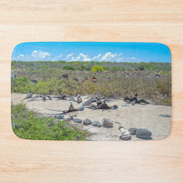 Item preview, Magnificent Frigatebirds Drying Their Wings, Galapagos Islands, Ecuador  designed and sold by Catherine Sherman.