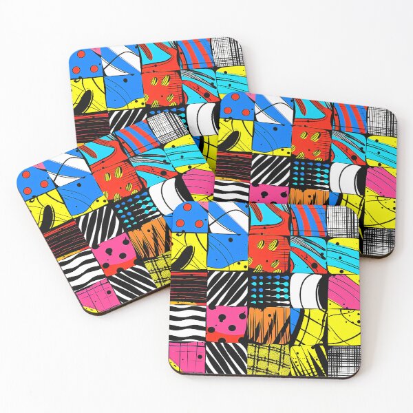 Item preview, Pop Culture Comic Colorful Cartoon Abstract Art Pattern designed and sold by DEC02.
