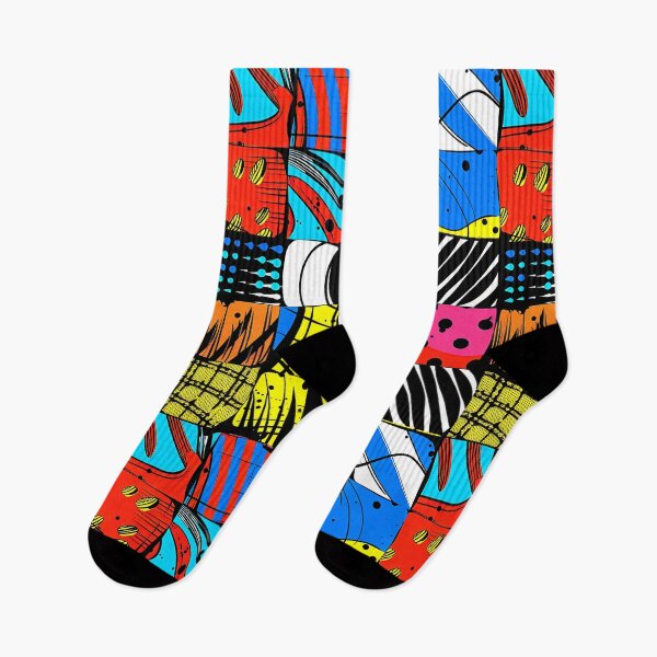 Item preview, Pop Culture Comic Colorful Cartoon Abstract Art Pattern designed and sold by DEC02.