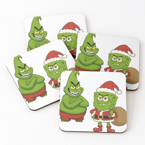 Item preview,  SpongeBob and Patrick Star Christmas style the Grinch / Patrick Star meme  designed and sold by DibujandoPorfa.
