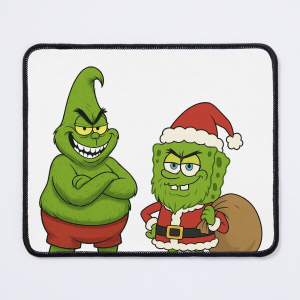 Item preview, SpongeBob and Patrick Star Christmas style the Grinch / Patrick Star meme designed and sold by DibujandoPorfa.