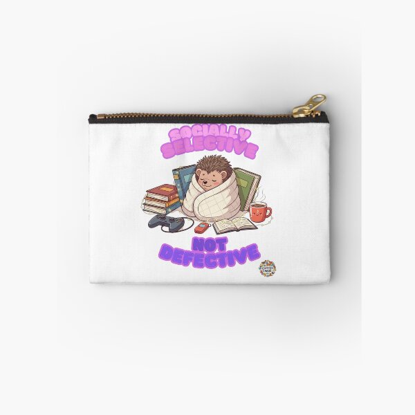 Item preview, Socially Selective Not Defective Introvert Hedgehog Antisocial Gift designed and sold by Critter Chaos Co.
