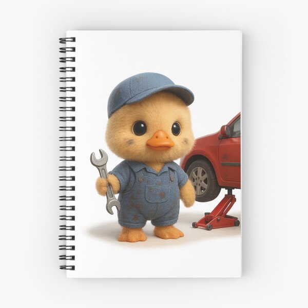 Item preview, Cute Mechanic Duck with Wrench | Kawaii Animal Cottagecore Art designed and sold by Moons Studio.