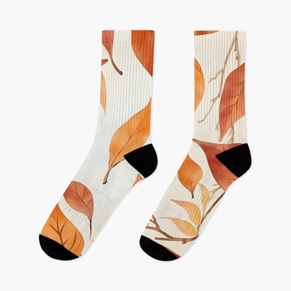 Item preview, Autumn Leaves Pattern Featuring Warm Tones on a Neutral Background designed and sold by Rue Market.