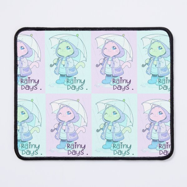 Item preview, Rainy Days pattern.  designed and sold by CuteNcreepyuk.