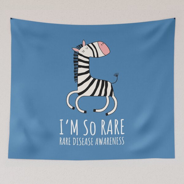 Item preview, EDS Awareness – I'm So Rare Zebra Design for Spoonies designed and sold by Designs by Jesabee.