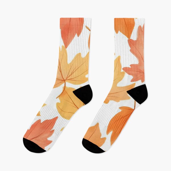 Item preview, Autumn Leaves Pattern Featuring Warm Tones on a Neutral Background designed and sold by Rue Market.