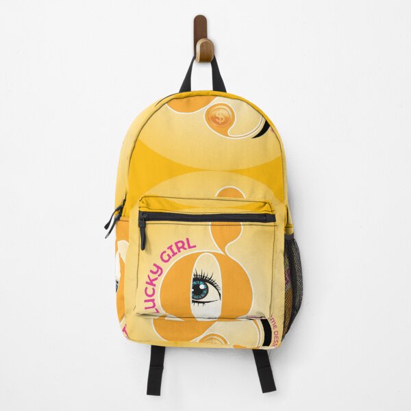 Item preview, LUCKY GIRL - Affirming Abundance Vibrant ART DECO DESIGN - golden sunny yellow designed and sold by GoldflameDesign®.
