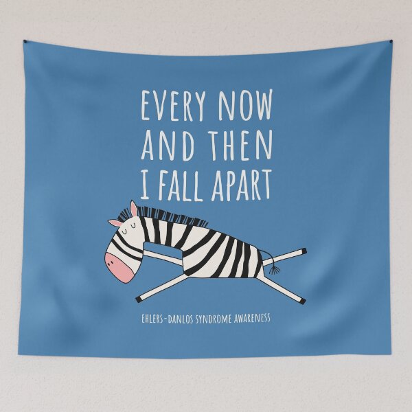 Item preview, EDS Awareness – “Every Now and Then I Fall Apart” Zebra designed and sold by Designs by Jesabee.