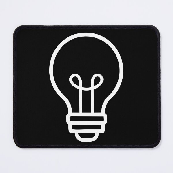 Item preview, LIGHTBULB (BLACK) designed and sold by Marlon Oseguera.