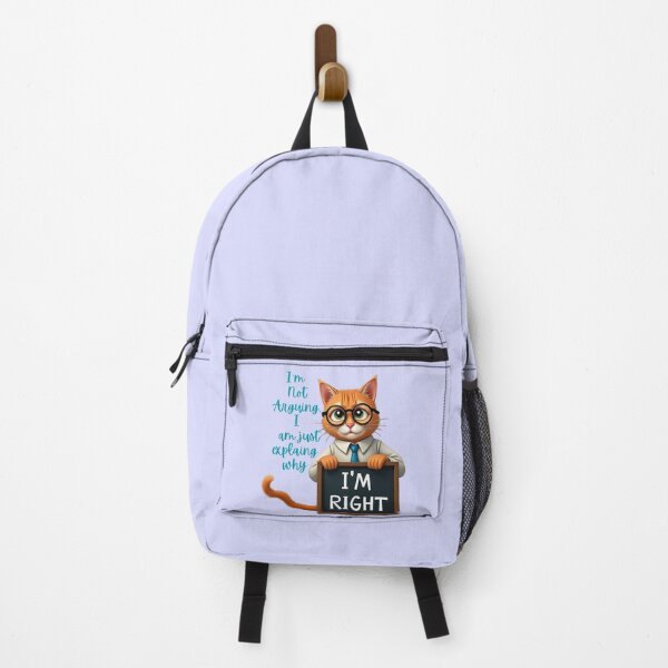 Item preview, Not Arguing, Just Explaining Why I’m Right Design - Funny Cat in Glasses designed and sold by PriyaMagic.