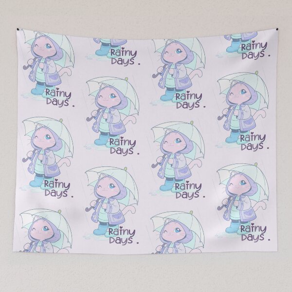 Item preview, Rainy Days! designed and sold by CuteNcreepyuk.