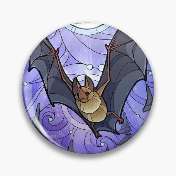 Item preview, Stained Glass Vampire Bat designed and sold by kaenith.