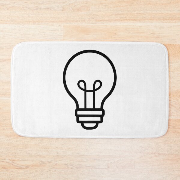 Item preview, LIGHTBULB (WHITE) designed and sold by Marlon Oseguera.