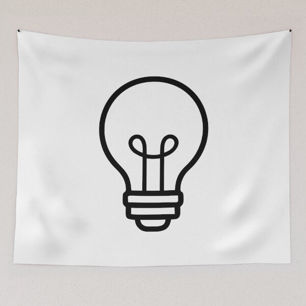 Item preview, LIGHTBULB (WHITE) designed and sold by Marlon Oseguera.