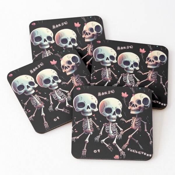 Item preview, Dancing Skeletons Dance Skeleton Dancers Funny Skeletons Gifts Halloween Funny gifts for Halloween Skull Spooky Time Szn designed and sold by MatthewViews.