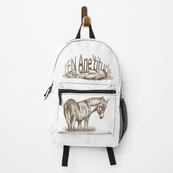 Item preview, Drawing of a donkey rolling on the ground - brown colorized version with French text designed and sold by SylvieG18.
