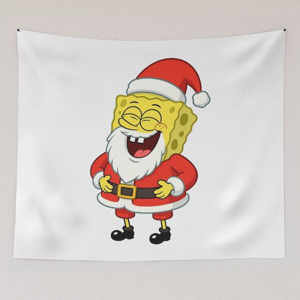 Item preview, SpongeBob Christmas Santa Claus style / SpongeBob meme designed and sold by DibujandoPorfa.