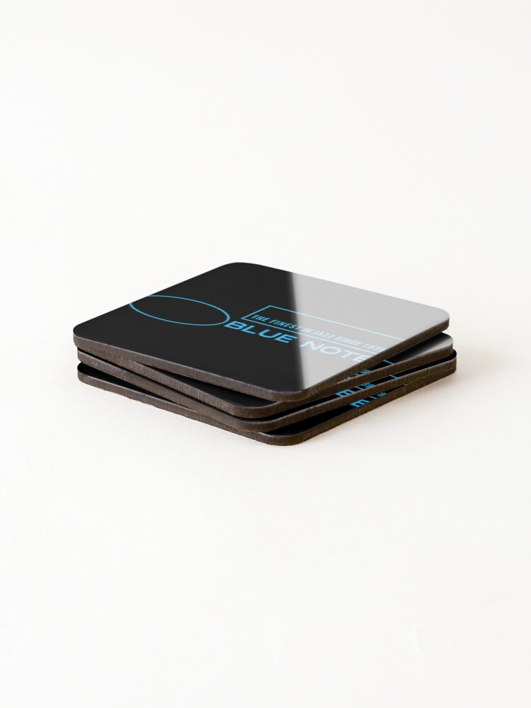 Thumbnail 4 of 5, Coasters (Set of 4), Blue Note 1961 Logo designed and sold by RiotsElsaStore.