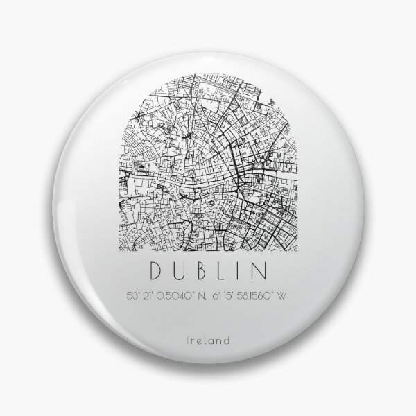 Item preview, Charming Dublin Map Art – Perfect Wall Decor for Ireland Lovers designed and sold by GEEKsCollection.