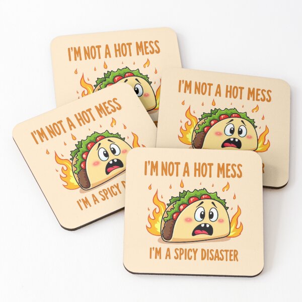 Item preview, I’m Not a Hot Mess, I’m a Spicy Disaster Design designed and sold by PriyaMagic.