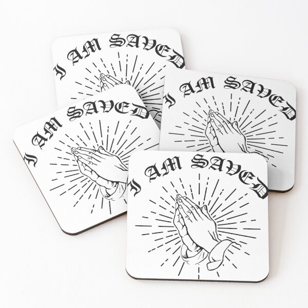 Item preview, I Am Saved Prayer Hands Christian Design designed and sold by The secret storage room.