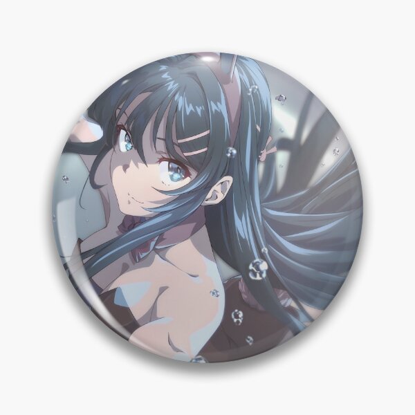 Item preview, Mai Sakurajima Bunny Girl Senpai Underwater Anime Girl designed and sold by bystudiolereve.