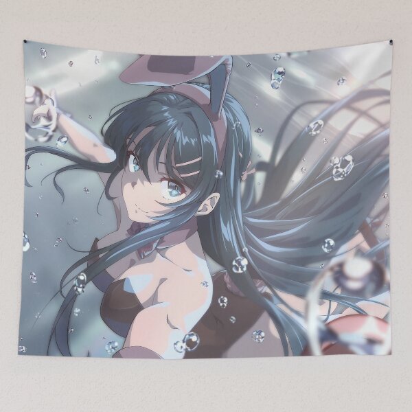 Item preview, Mai Sakurajima Bunny Girl Senpai Underwater Anime Girl designed and sold by bystudiolereve.