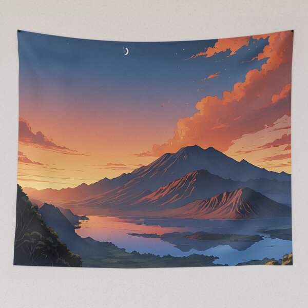 Item preview, Volcanic Beauty at Sunset designed and sold by HorizonHues.