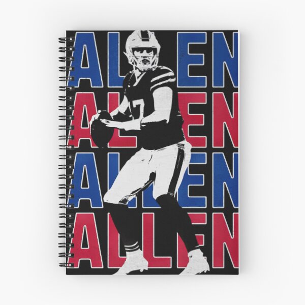 Item preview, Allen 17 Football Player Bold Graphic Poster designed and sold by SimonaBaren.