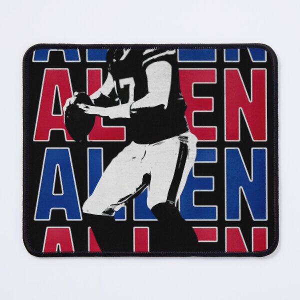 Item preview, Allen 17 Football Player Bold Graphic Poster designed and sold by SimonaBaren.