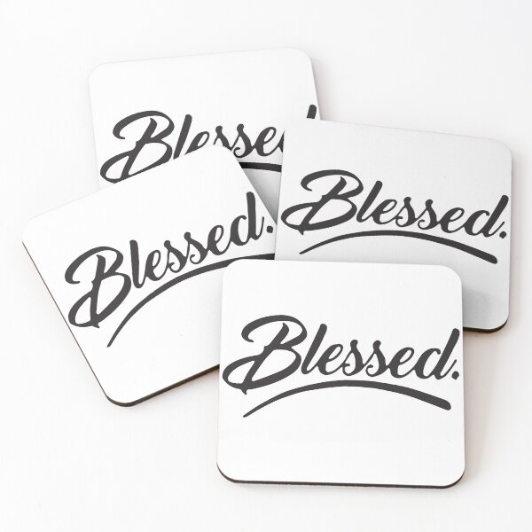 Item preview, Blessed Minimalist Christian Typography Design designed and sold by The secret storage room.