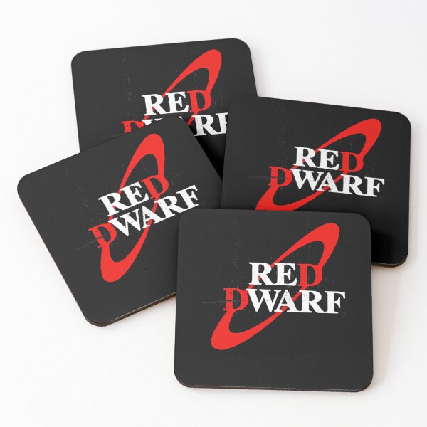 Item preview, Distressed Red Dwarf Logo designed and sold by PaydenBisson.