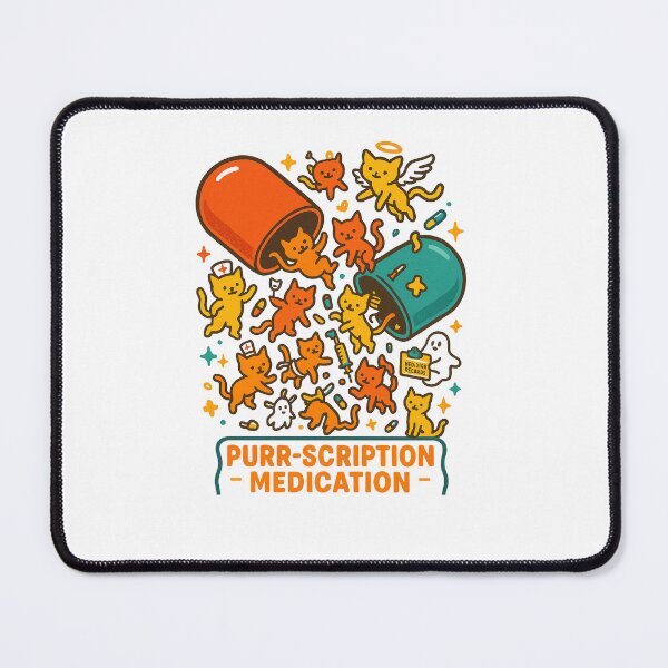 Item preview, PURR-SCRIPTION MEDICATION – Purranormal Capsule Chaost Goth Halloween Streetwear Classic T-Shirt designed and sold by inkfluenceart.