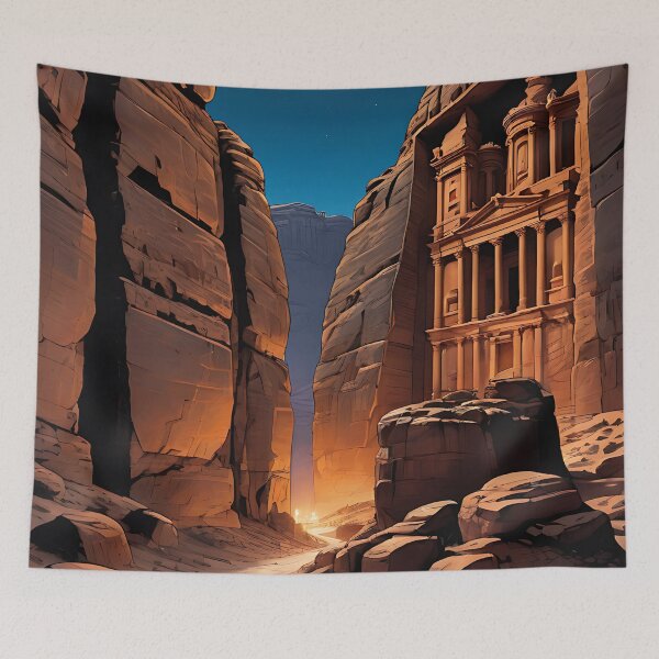 Item preview, Petra’s Ancient Beauty Under the Stars designed and sold by HorizonHues.