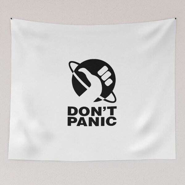 Item preview, Don'T Panic - Hitchhikers Guide designed and sold by PaydenBisson.