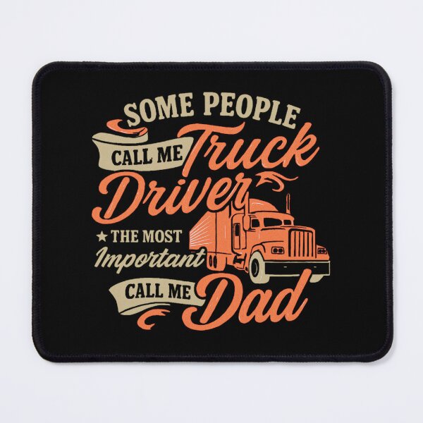Item preview, Some people call me a truck driver the most important call me dad Retro Vintage Style designed and sold by flagylART.