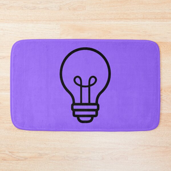 Item preview, LIGHTBULB (#9966FF) designed and sold by Marlon Oseguera.