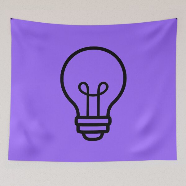 Item preview, LIGHTBULB (#9966FF) designed and sold by Marlon Oseguera.