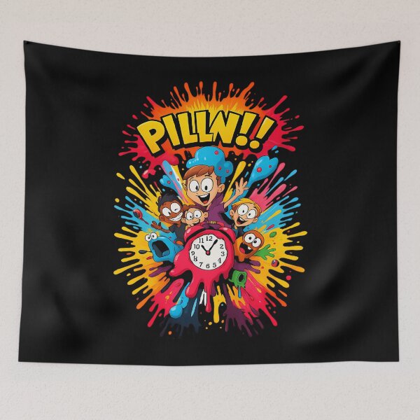 Item preview, Funny Cartoon Explosion Wall Art designed and sold by DADMode.