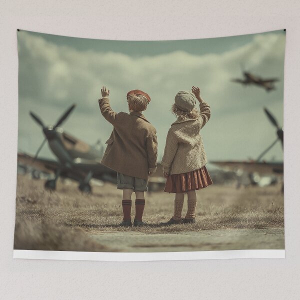 Item preview, Tiny Hands, Huge Sacrifice designed and sold by Skyframe Aviation.