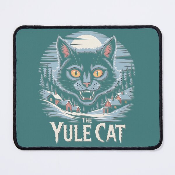 Item preview, The Yule Cat Icelandic Legend Black Cat Full Moon designed and sold by Tiffany Chase.