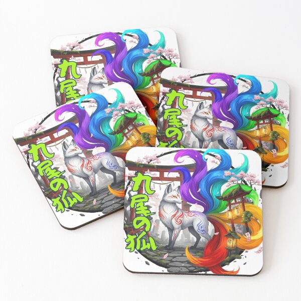 Item preview, Nine-Tailed Fox – Mythical Kitsune Art from Japanese Legend designed and sold by GEEKsCollection.