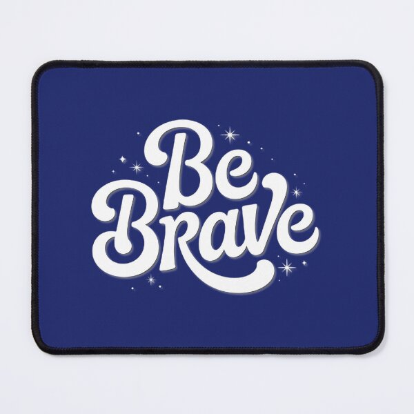 Item preview, Be Brave Retro Script Typography designed and sold by Tiffany Chase.