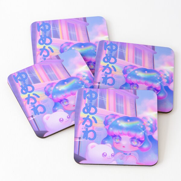 Item preview, Dreamy Yumekawa Rainbow Chibi Cityscape designed and sold by bubblegoth.