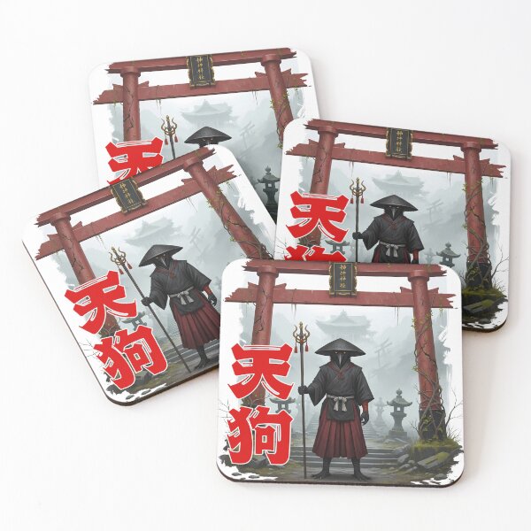 Item preview, Tengu Guardian – Japanese Mythical Bird Warrior Art designed and sold by GEEKsCollection.